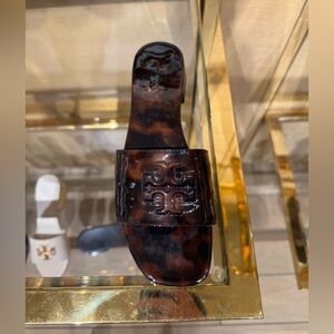 TORY BURCH EVERLY LOW BLOCK HEEL SANDAL SLIDE